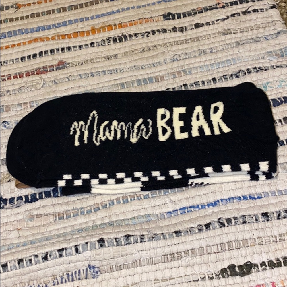 Mama bear tall socks
